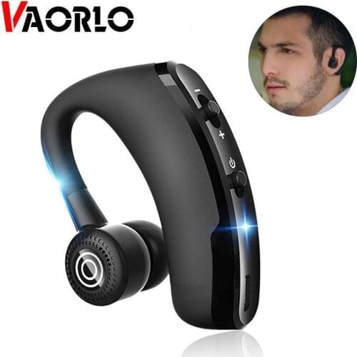 VAORLO Bluetooth Earphone Business Headset Wireless Headphone Handsfree Headset Earbud With HD Microphone For Driver Sport Phone