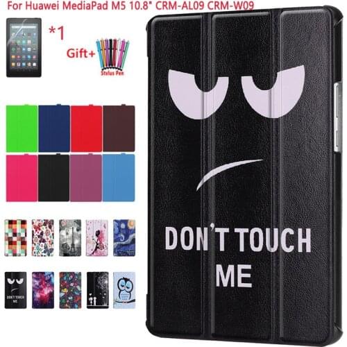 For Huawei MediaPad M5 10 pro Magnetic Flip Smart Foling Tabelt Cover For Huawei MediaPad M5 10.8" CRM-AL09 CRM-W09 Coque Fundas
