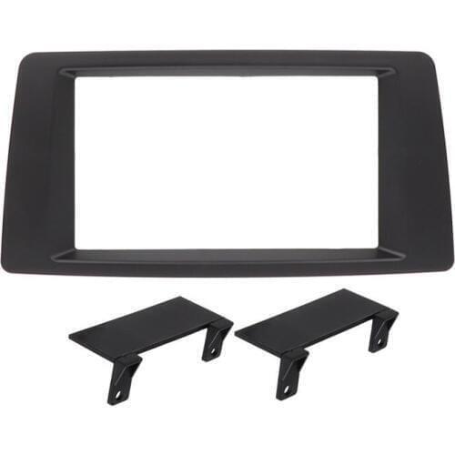 Double Din Car Radio Fascia For Skoda Octavia Laura Yeti 2007 Frame Dash Kit Stereo Face Plate Frame Panel Mount Refitting Kit