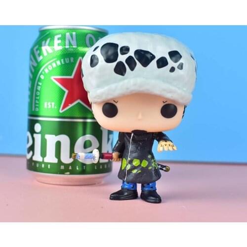 10CM Trafalgar Law One Piece Combat Form Action Figure Model Toys For Children Birthday Gift Movie Fans Collection