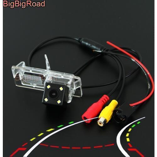 BigBigRoad Car Intelligent Dynamic Tracks Rear View Camera For Renault Clio 3 / Lutecia / Master 2010-2015 / Grand Scenic 3 III