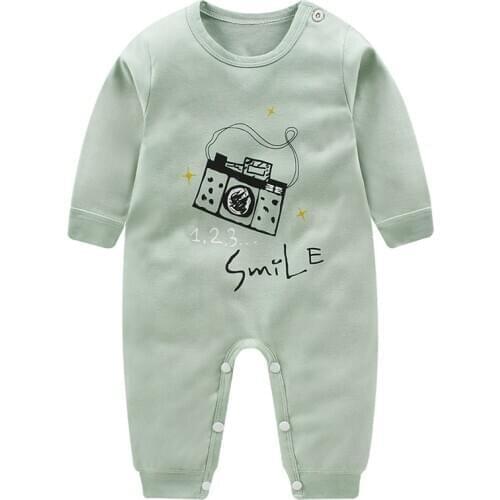 ZWY617 Baby Boy Romper Clothes 0-24M Newborn Girl Rompers Cotton Long Sleeve Jumpsuit Outfit Clothes For Kids Baby Onesie Autumn