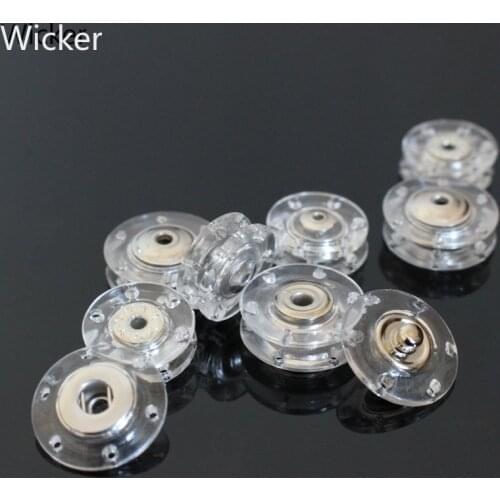 18/21/25 Mm Round Transparent Resin Snap Button for Cardigan Overcoat Windbreaker Handbags Washable Hard Snap Button 10 Pcs/pack