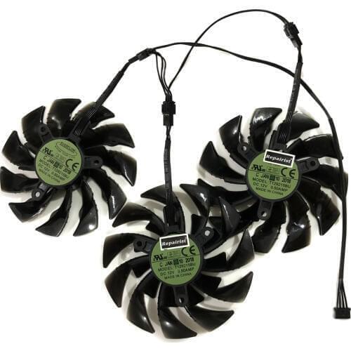 100MM T129215BU PLD10015B12H GPU Cooler For GIGABYTE GTX 1070 Xtreme Edition AORUS GTX1080Ti GTX1080 8G 11Gbps VGA Card Cooling