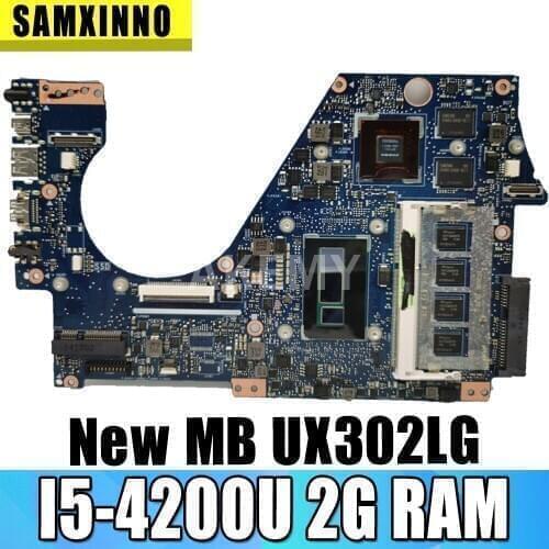 Akemy UX302LG Motherboard Mainboard For Asus UX302L UX302LG UX302 Laptop Motherboard Test OK I5-4200U 2G RAM GT730M/2G