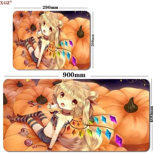XGZ Anime Cute Mouse Pad Big Seam Mouse Pad Big Table Pad Mouse Pad XL Game Pad Office Work Anti-slip Mat/Game Csgo 90x40cm