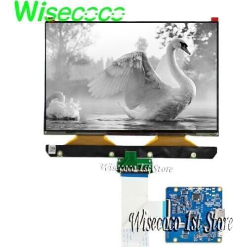 Wisecoco 8.9 Inch Monochrome LCD Display 4K Panel For 3D Printer To MIPI Control Board 3840x2400 (backlight Removed)