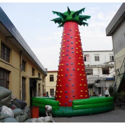 Outdoor sports inflatable climbing wall for playing games