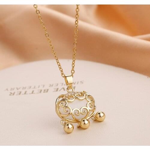 2021 New Money Chain Female Titanium Steel Pendant