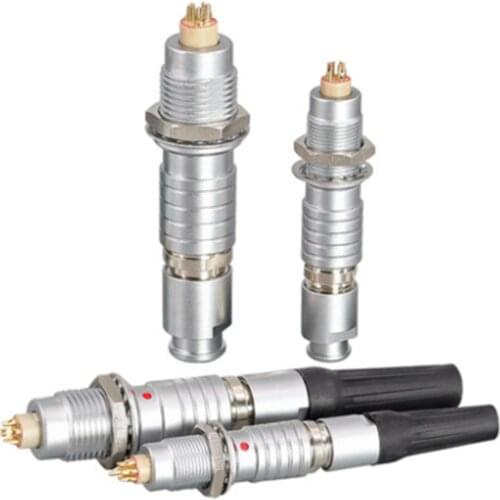 M7 Complete Set Of Metal Connector Push-Pull Self-Locking FGG 00B 2/3/4/5 Core Aviation Plug Seat Use For Medical Equipment