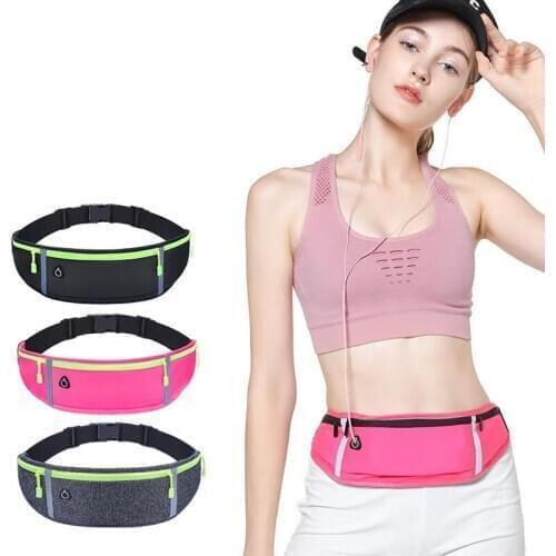 Portable Waist Bag Belt Bag Running Sports Gym Bag Holder Waterproof Cycling Phone Bag Fashion Travel Anti-theft Running Belt