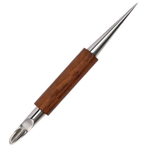 Fancy Coffee Pull Flower Needle Crochet Needle Stainless Steel Carving Flower Stick coffee corner coffee accessories barista