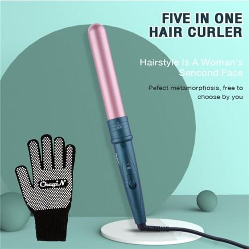 CkeyiN Professional 32mm Hair Curlers Hair Accessories Curling Iron Electric Fast Heating Hair Iron Tourmaline Ceramic Curler50