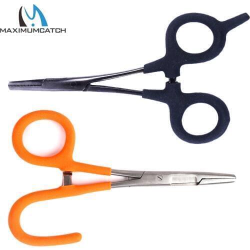 Maximumcatch Fly Fishing Hook Remover Stainless Steel Forceps With Scissors Bait Tools Fishing Accessory