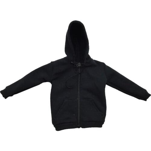 1/6 Scale Mens Zip Up Hoodie Sweatshirt For 12'' Action Figure