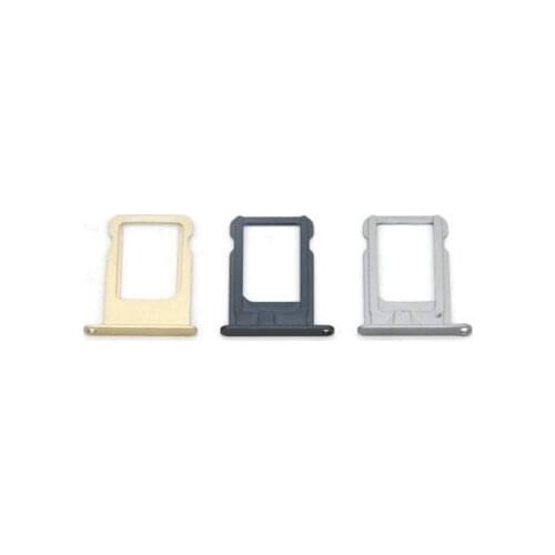 100Pcs/lot For iPhone 5S Original Sim Card Slot Holder Tray Sim Card Adapters Gold Silver Gray Replacement Parts