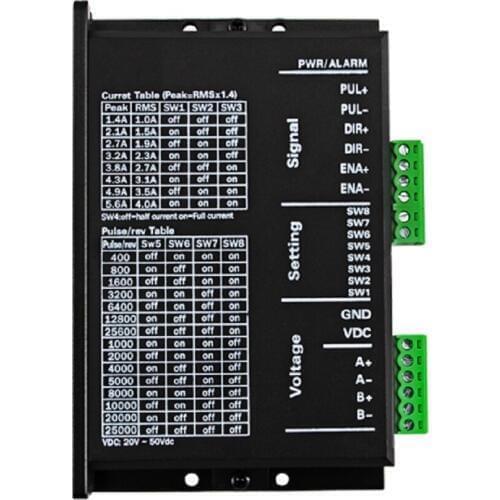 2phase NEMA23 hybrid stepper motor driver DSP DC36V 4A MC556 replace DM556
