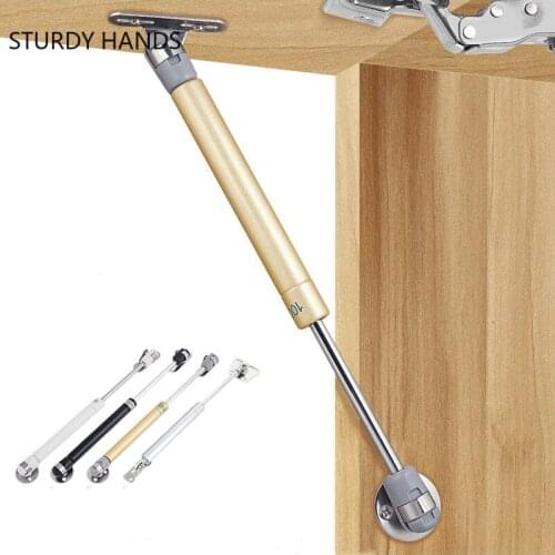 2Pcs Home Cabinet Door Support Hinges Bookcase Door Hydraulic Lifting Rod Furniture Mute Hidden Support Rod Hardware Accessories