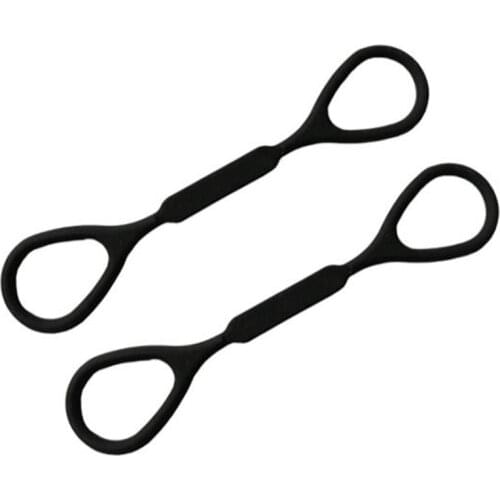 2PCS Black Trumpet Musical Instruments Sound Change Silicone Rope New Hot High Quality Professional Trumpet Accessories