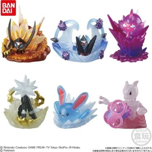 BANDAI Pokemon Mewtwo Poipole Xurkitree Ultra Sun And Ultra Moon PVC Action Figura Collection Anime Figure Model Toys For Kids