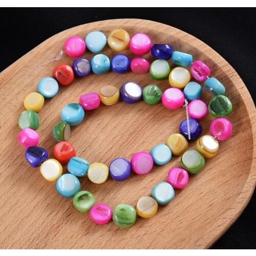 White Mixed Natural Mother Of Pearl Shell Beads Fashion Shell Spacer Beads Jewelry Making DIY Necklace Bracelet Accessories