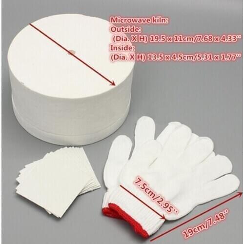 DIY glass jewelry making kits large microwave kiln set fusing glass kilns for ceramic accessories pottery tool