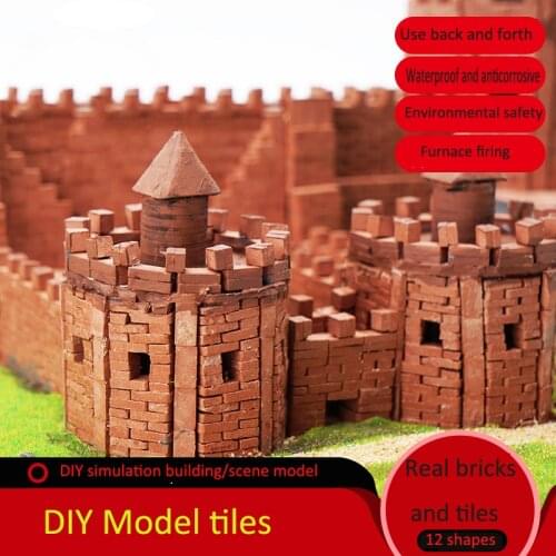 DIY Handmade Material Miniature Building Sand Table Model Simulation