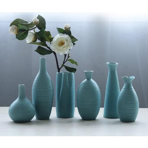 Ceramic Crafts Ceramic Vases European Retro Creative Home Furnishings Nordic Style Ceramics Jarrones Decorativos Moderno