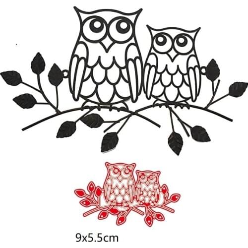 Metal Cutting Dies Cut Mold Animal owl Decoration Scrapbook Paper Craft Knife Mould Blade Punch Stencils