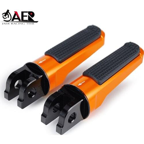 JAER CNC Front Footrests Foot Pegs for Honda CBF600 CBR600F CBR650F CBF1000 CB1000R CBR600RR CBR650R CBR250R CBR1000RR FIREBLADE