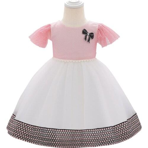 Newborn Baby Girl 2st Birthday Dress Lace Flower Toddler Girl Christening Princess Dress Infant Party Wedding Dresses Infant