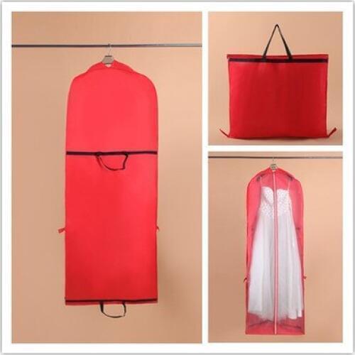 Dust Bag for wedding dress formal dress Clothing Dust Storage Bag red Dust Cover Garment Bag 20PCS/lot