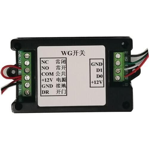 Wiegand signal to Switch WG Relay Transfer Module Dry Contact Switch suit for RFID reader / finger/face device output Wg format