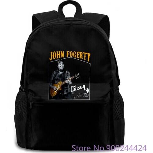 New JOHN FOGERTY Creedence Clearwater Revival CCR Black Hipster Cool women men backpack laptop travel school adult