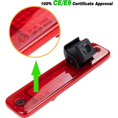 For Ford Transit 2006-2013 HD 720P (E9) Brake Light backup Camera, Misayaee Rear view Night vision camera Replace brake lights