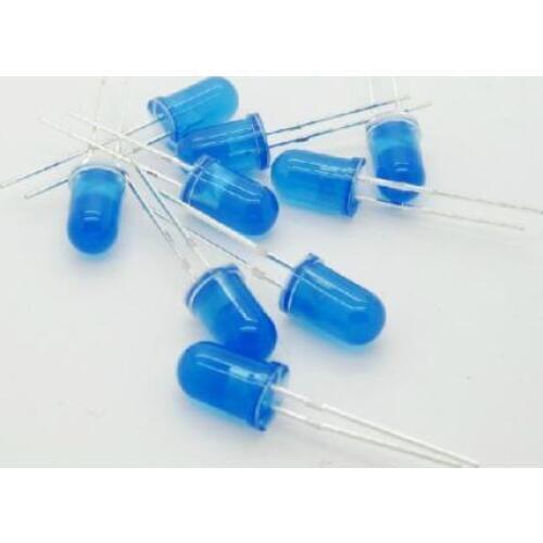 50Pcs LED 5MM BLUE COLOR BLUE LIGHT Super Bright