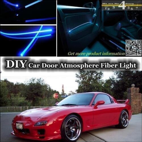For Mazda Savanna RX7 RX-7 RX 7 FC FD interior Ambient Light Tuning Atmosphere Fiber Optic Band Lights Door Panel illumination