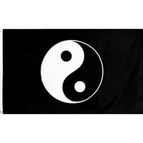 Taoism yin yang Flag Yehoy 90*150cm YIN-YANG yinyang peace tao For Decoration