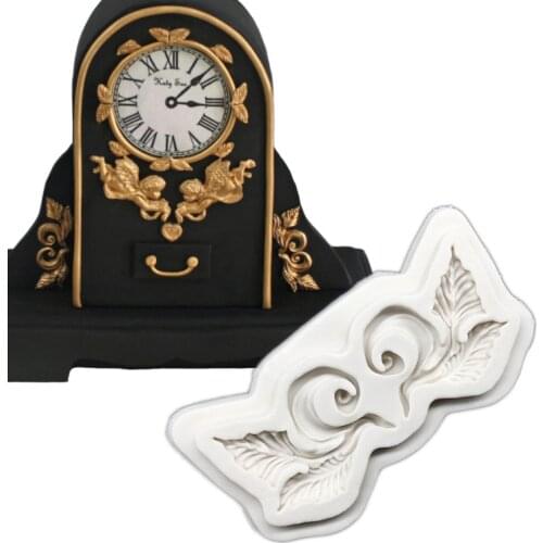 Vintage Relief Border Silicone Mold Fondant Cake Decorating Tools Candy Clay Cupcake Chocolate Baking Mold