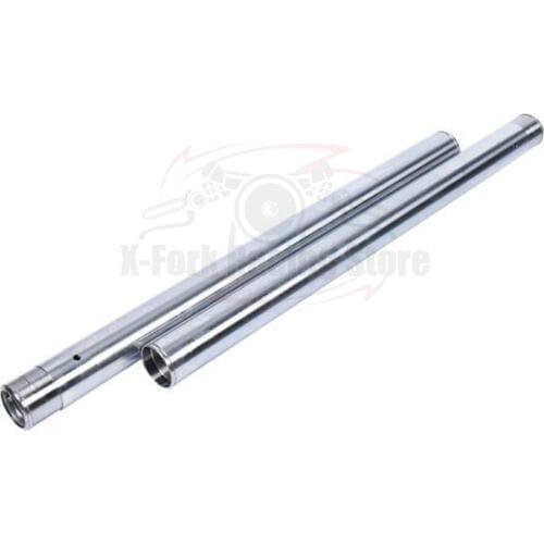 Front Fork Inner Tubes Shock Pipes Pair Silver For Honda CBR 1100XX 1996-1998 1997