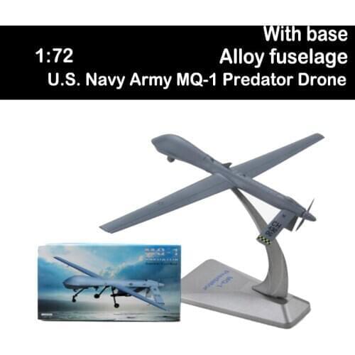 1/72 U.S. American Navy Army MQ-1 Predator Drone Reconnaissance Airplane Models Adult Children Display Show Military Plane Gifts