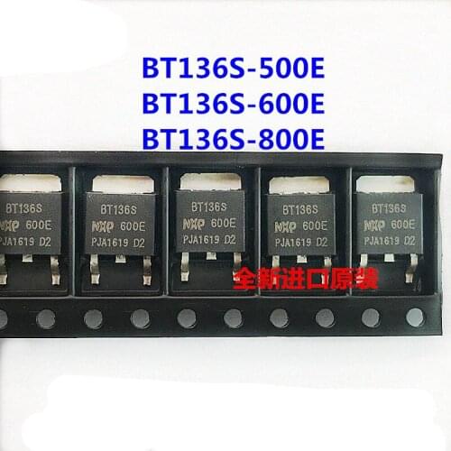 10pcs/lot BT136S-600E BT136S 600E TO-252 TRIAC