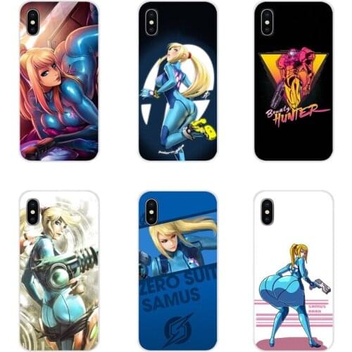 Samus Aran Metroid Accessories Phone Cases Covers For Xiaomi Redmi Note 3 4 5 6 7 8 Pro Mi Max Mix 2 3 2S Pocophone F1