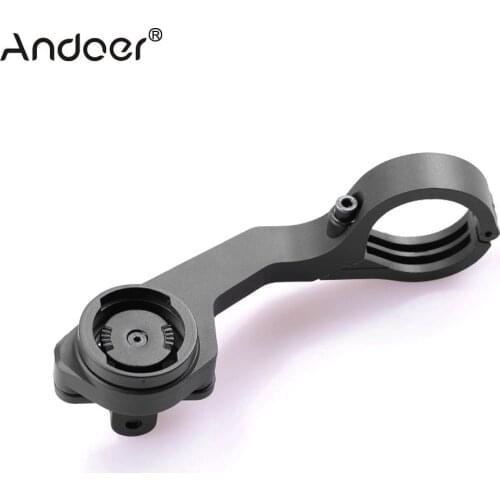 Andoer Bike Mount Holder Handle Bar Computer Mount Out-front Bike Mount 25.4mm / 31.8mm for Polar M450 V650 GPS Bike Computer