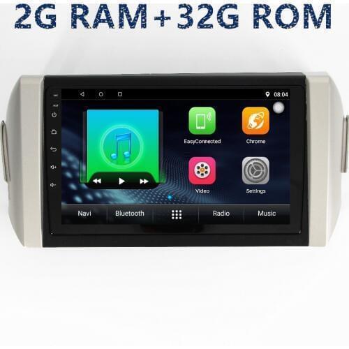 2din autoradio car Android GPS navigation Multimedia Player for toyota innova right with stereo radio BT WIFI FM Map Video