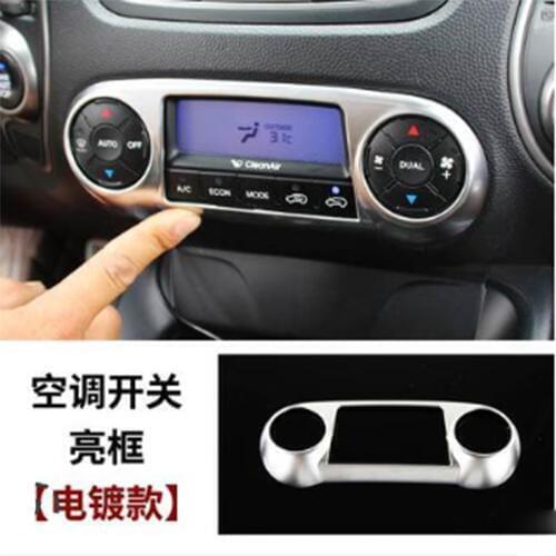 Car-Styling ABS Chrome air conditioning decorative panel sequins car accessories Car Interior design for Hyundai IX35