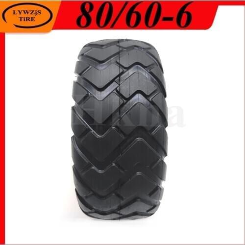 80/60-6 Tubeless Tire for Electric Scooter Go Karts ATV Quad Anti-skid Off-road Thick Vacuum Tyre