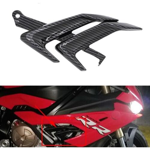 Carbon Fiber Black (ABS) Fairing Side Panel Motorcycle Small Fairings Cover Guard For BMW S 1000 RR S1000RR 2019 2020 2021