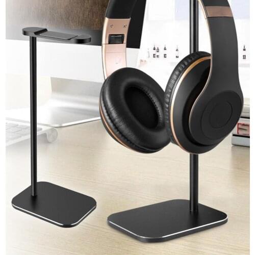 Bluelans Headphone Holder Non-slip Wide Applicability U-shaped Design Portable Aluminum Alloy Non-slip Headphone Stand