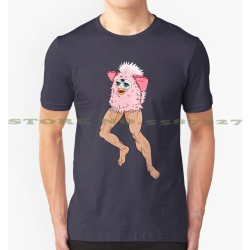 Leg Day Black White Tshirt For Men Women Furby Furbies Funny Pink Dank Meme Tumblr Weird Cute Legs Gym Kawaii 90 S Toys Toy